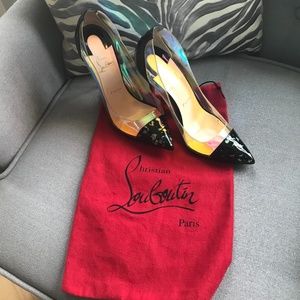 Christian Louboutin Debout Disco Hologram Heels